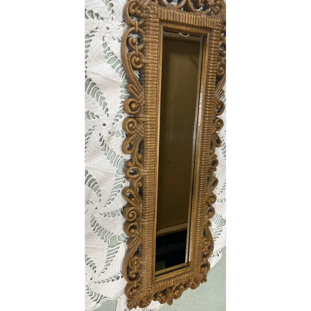 MCM Boho Style Homco Dart Faux Wicker Rattan  21